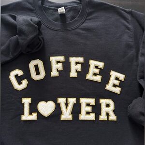 Black 'Gildan Coffee Lover' Sweatshirt